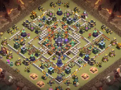 Layout Farm-Safe TH15 War Coc Layout | Anti 3 Stars BigBoss