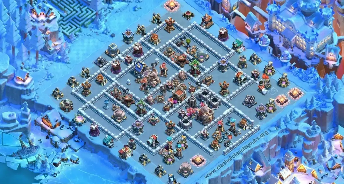 Tactical TH16 War Coc Layout | Legend League Bengal Tigers Latest CWL
