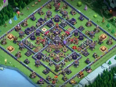 Layout Latest TH15 Farming Coc Layout | Anti Everything farmer home