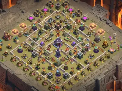 Layout Push-Ready TH15 War Coc Layout | Legend League CWL India