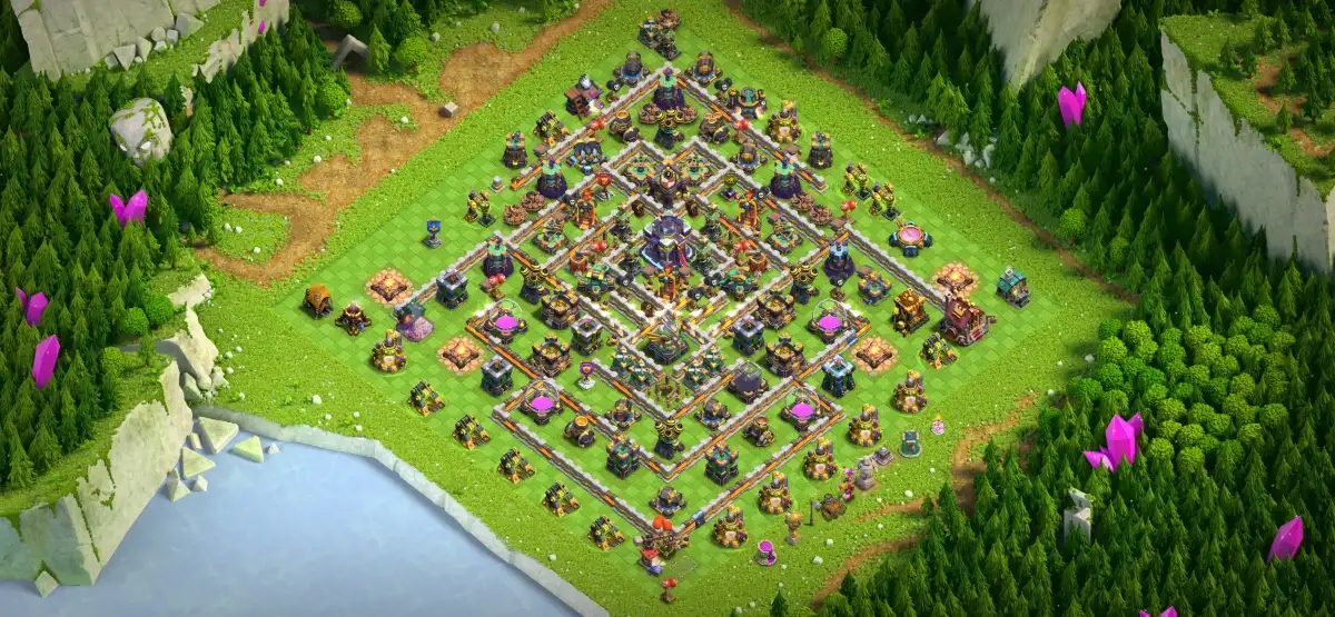 War-Optimized TH15 Farming Coc Layout | Anti Air / Electro Dragon Baruud Village