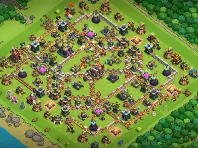 Layout Attack-Proof TH15 Defense Coc Layout | Anti 3 Stars Strong Defensive Village