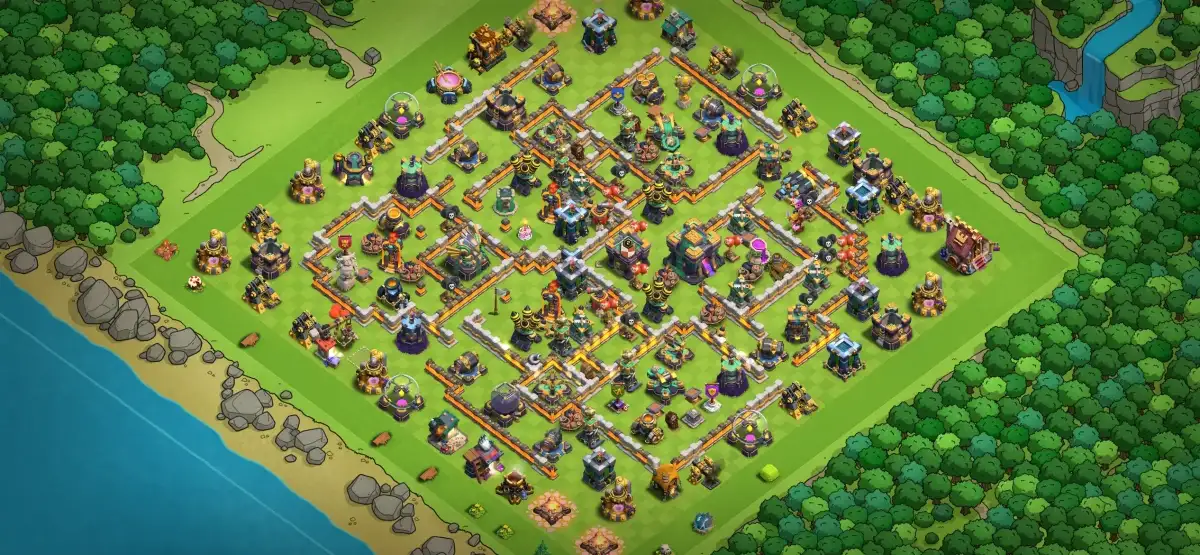 Ultimate TH15 War Coc Layout | Anti 3 Stars My Most Famous Home
