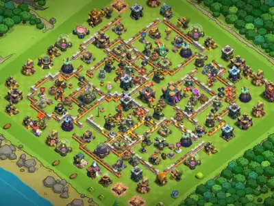 Layout Ultimate TH15 War Coc Layout | Anti 3 Stars My Most Famous Home