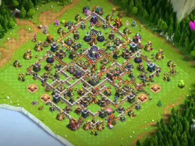 Layout Stylish TH15 Farming Coc Layout | Anti 2 Stars farmer base design