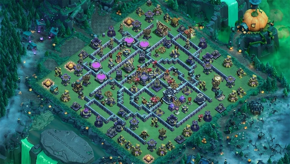Dominant TH15 Defense Coc Layout | Anti Everything Iron Guardian