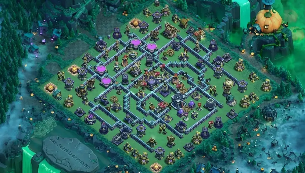 Dominant TH15 Defense Coc Layout | Anti Everything Iron Guardian