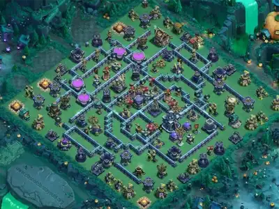Layout Dominant TH15 Defense Coc Layout | Anti Everything Iron Guardian