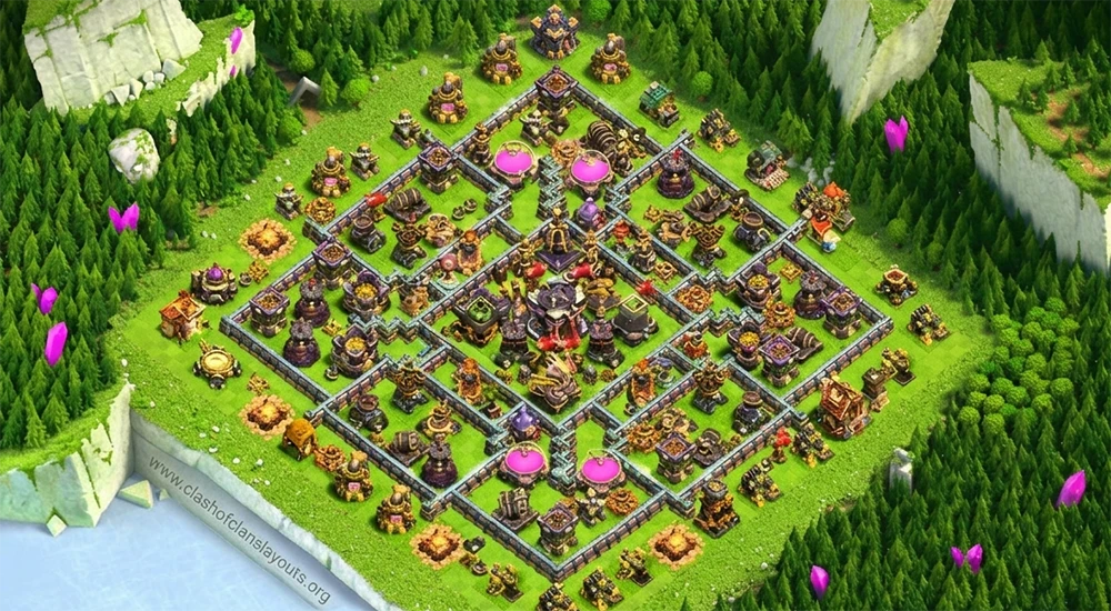 Win-Ready TH15 Defense Coc Layout | Legend League Eagle Eye Design