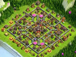 Win-Ready TH15 Defense Coc Layout | Legend League Eagle Eye Design