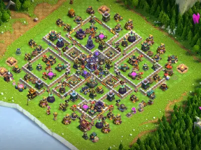 Layout Battle-Tested TH15 Defense Coc Layout | Anti 2 Stars Storm Castle
