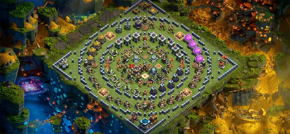 Next-Level TH13 Troll / Funny Coc Layout | Circle 24