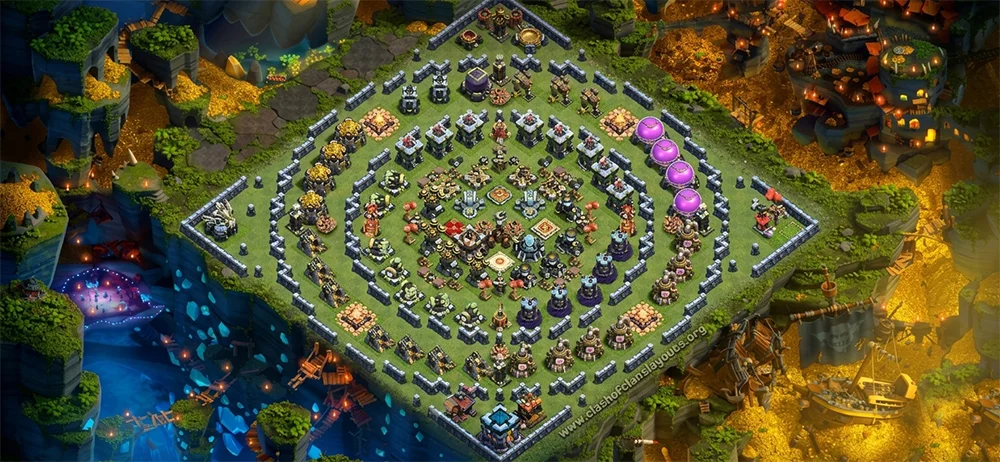 Next-Level TH13 Troll / Funny Coc Layout | Circle 24