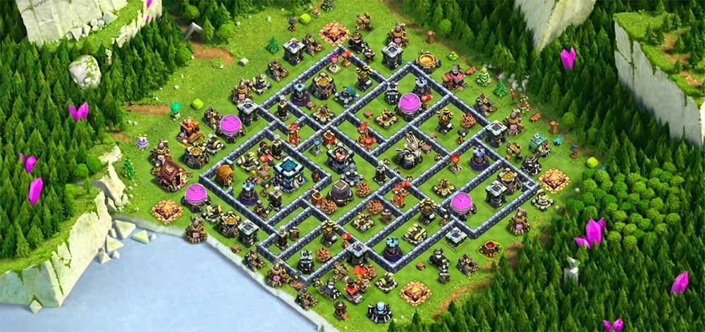 Smartest TH13 Defense Coc Layout | Anti 3 Stars Night Defensive Village