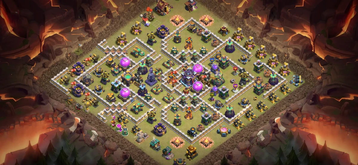 Enhanced TH15 War Coc Layout | Hybrid Royal Fortress