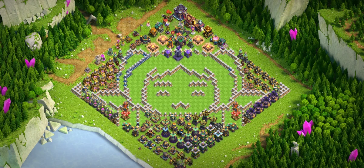 Game-Changing TH15 Funny Coc Layout | Princess Face