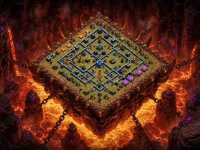 Layout Optimised TH13 War Coc Layout | Anti Air / Electro Dragon Babylonwar