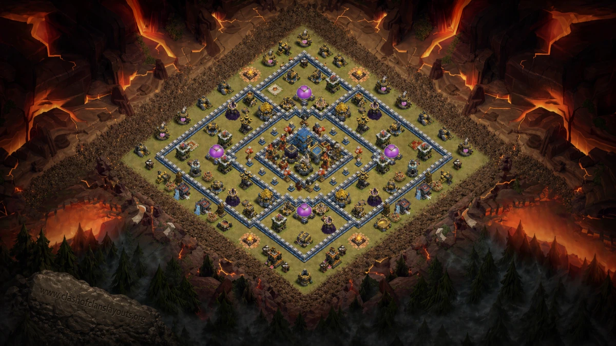 Clean TH12 War Coc Layout | Legend League I am Legend