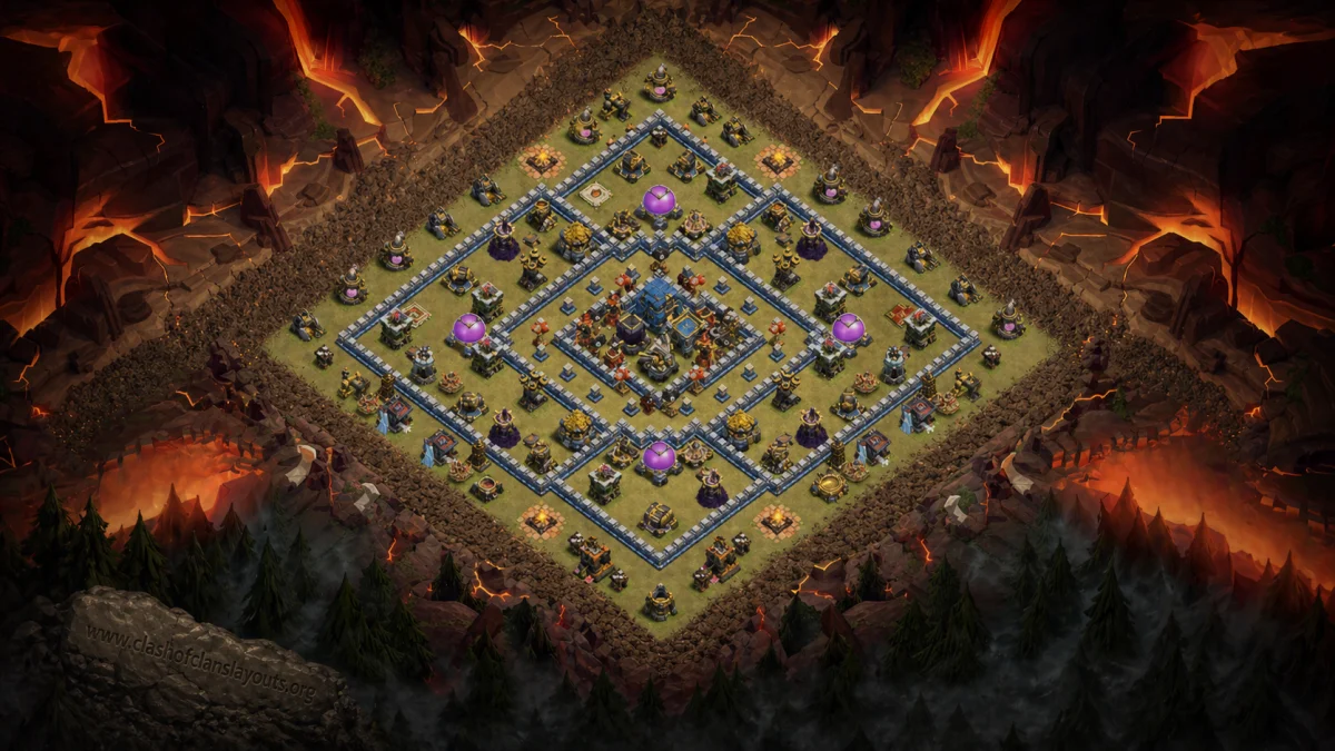 Clean TH12 War Coc Layout | Legend League I am Legend