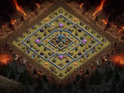 Layout Clean TH12 War Coc Layout | Legend League I am Legend