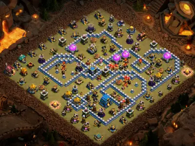 Layout Creative TH12 War Coc Layout | Anti 2 Stars My War Village 6