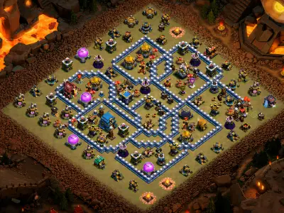Layout Base-Breaker TH12 War Coc Layout | Anti Everything border2