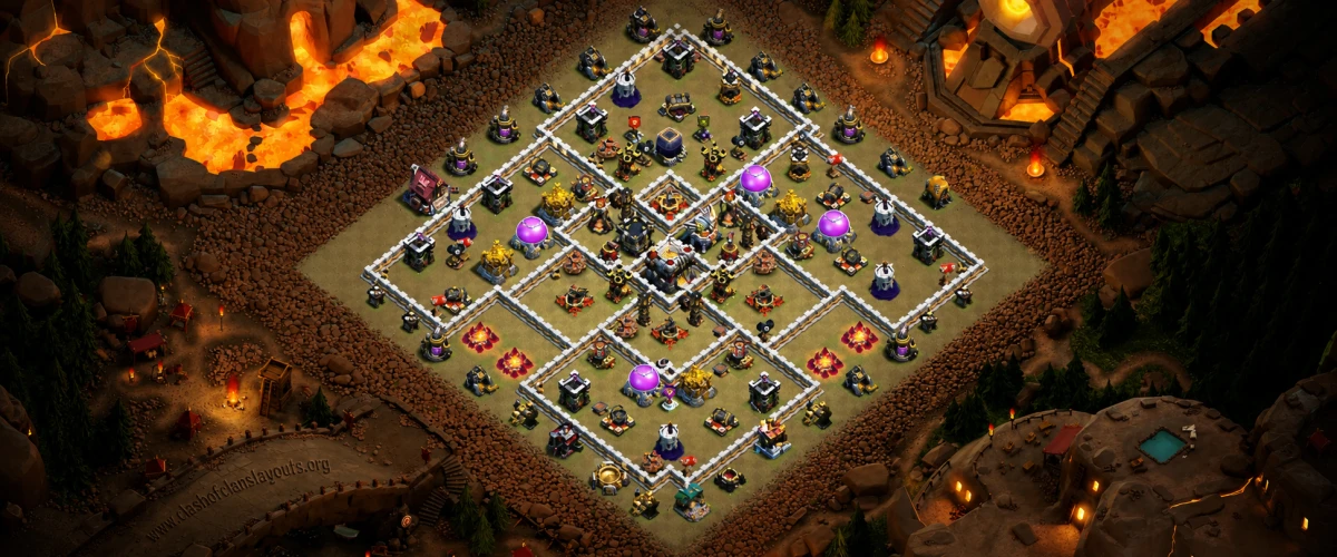 Attack-Proof TH11 War Coc Layout | Anti 2 Stars Legends Preparations