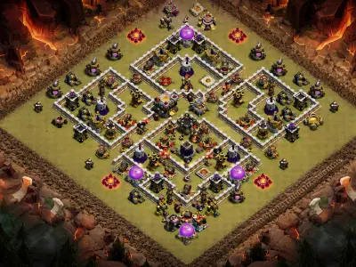 Layout Killer TH11 War Coc Layout | Anti 3 Stars DarkShadow