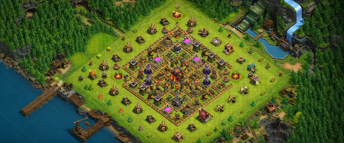 Winning TH10 Farming Coc Layout | Anti Everything Baselink farm