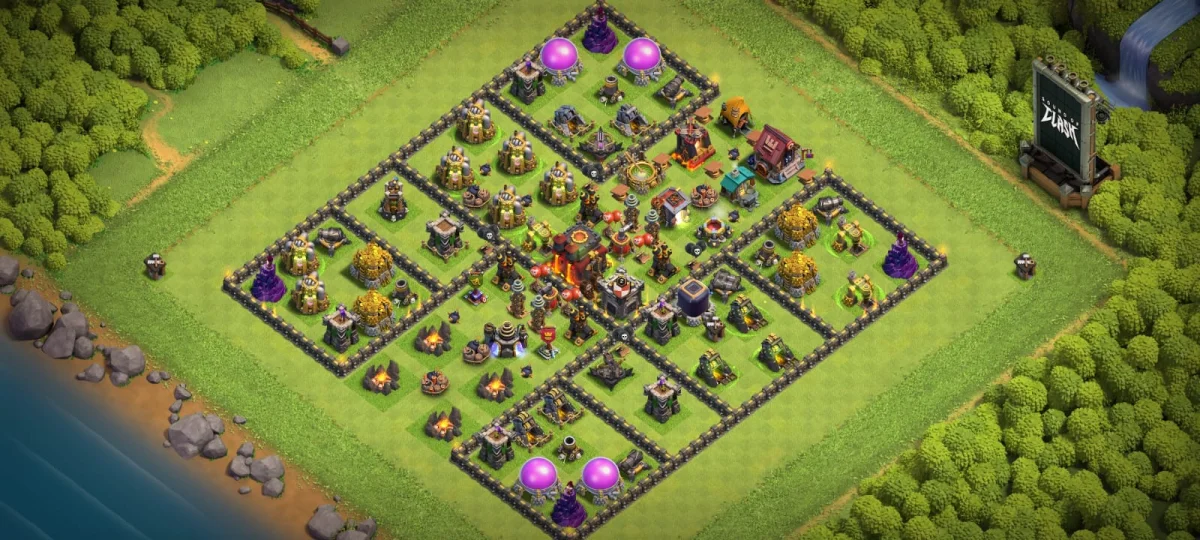 Smartest TH9 Defense Coc Layout | Anti Everything Babylon City 