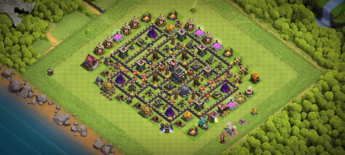 Effective TH9 War Coc Layout | Anti Everything Maxico war
