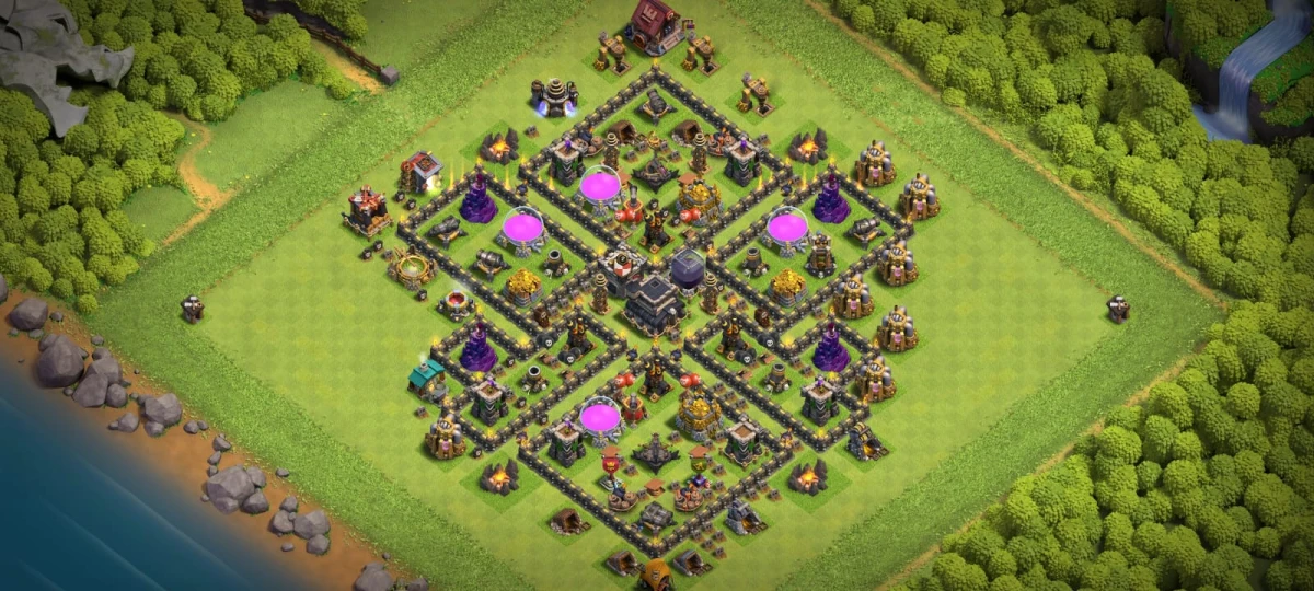 Next-Level TH9 War Coc Layout | Anti Everything RedZone