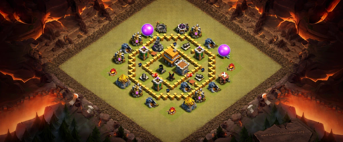 Solid TH5 War Coc Layout | Anti Everything Pressure Base