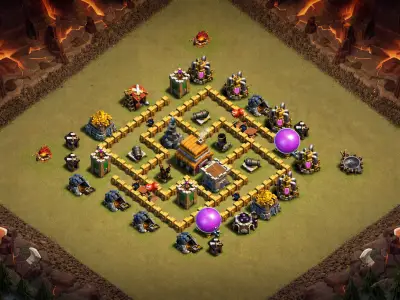 Layout Latest TH5 War Coc Layout | Anti 2 Stars Healthy Cloud