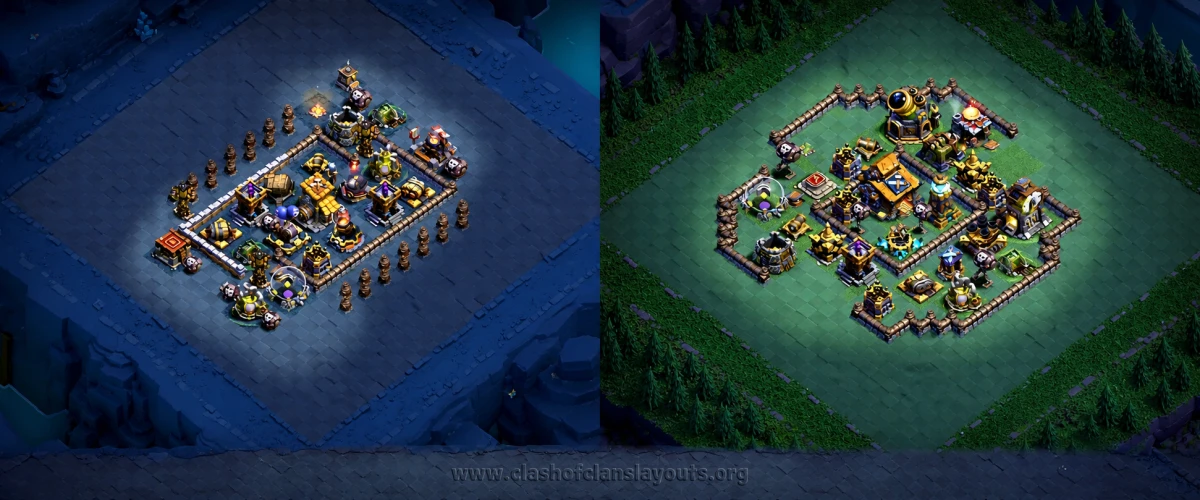 Advanced BH10 Coc Layout | Greeny Skies | Builder Hall 10