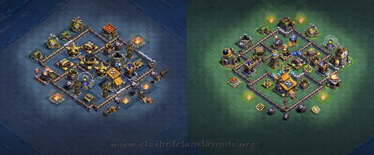 Maximum BH10 Coc Layout | Hunted Village | Builder Hall 10