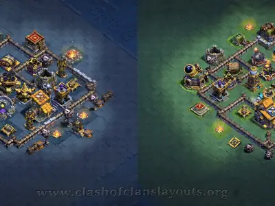 Layout Maximum BH10 Coc Layout | Hunted Village | Builder Hall 10
