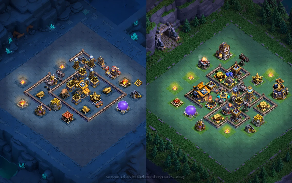 Battle-Optimized BH10 Coc Layout | Haaland | Builder hall 10