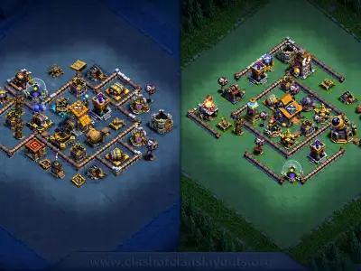 Layout Smart BH10 Coc Layout | Gold Saver | Builder hall 10
