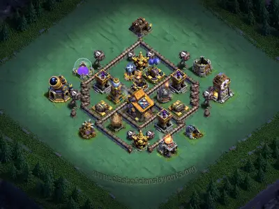 Layout War-Optimized BH9 Coc Layout | kings-base