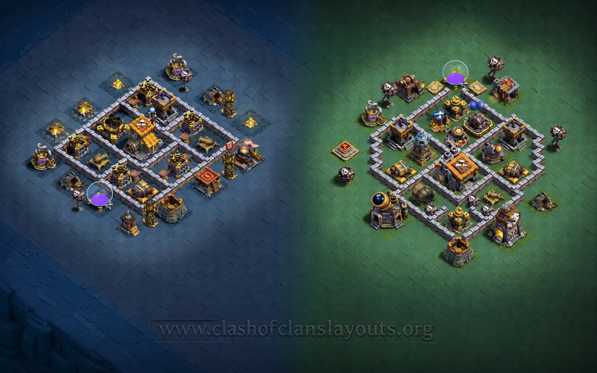 Best BH9 Coc Layout | Demon slayer | Defense New