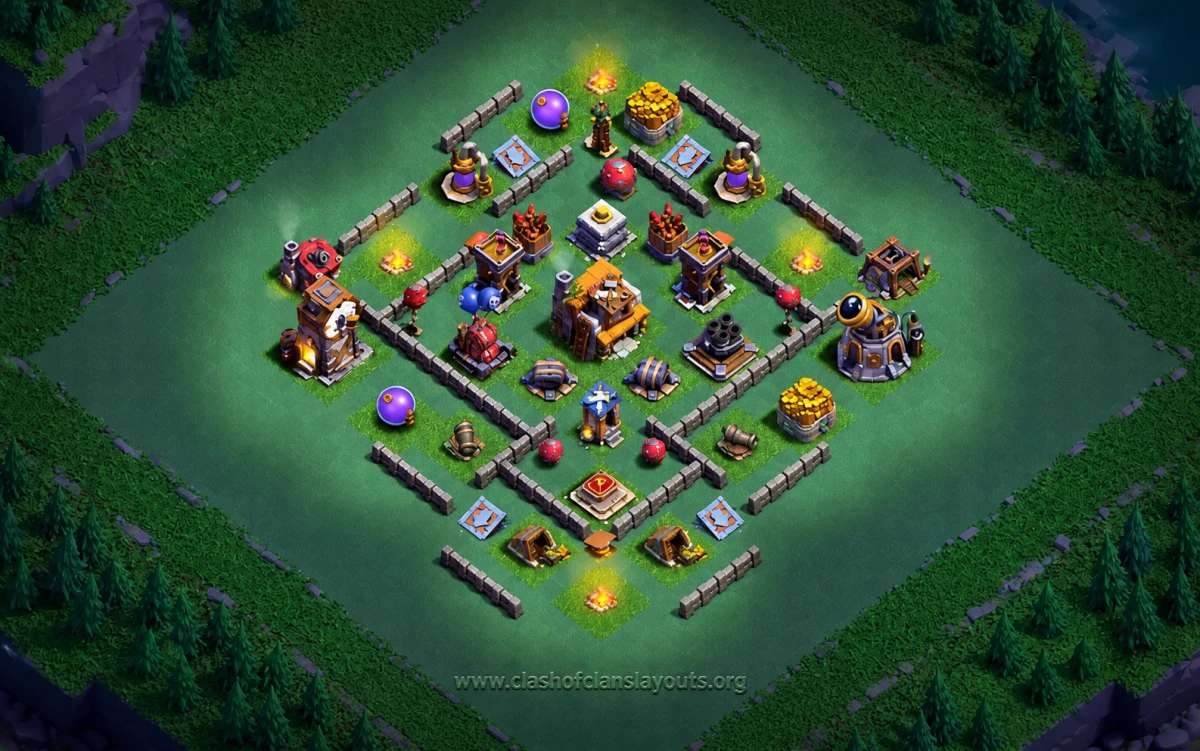 Top BH5 Coc Layout | Defensive perk | Defense 2026