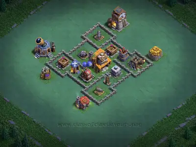 Layout Best BH4 Coc Layout | beast plan