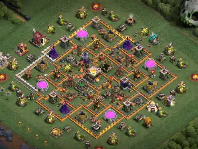 Layout Best TH11 War Coc Layout | Anti Air / Electro Dragon my worrior plan