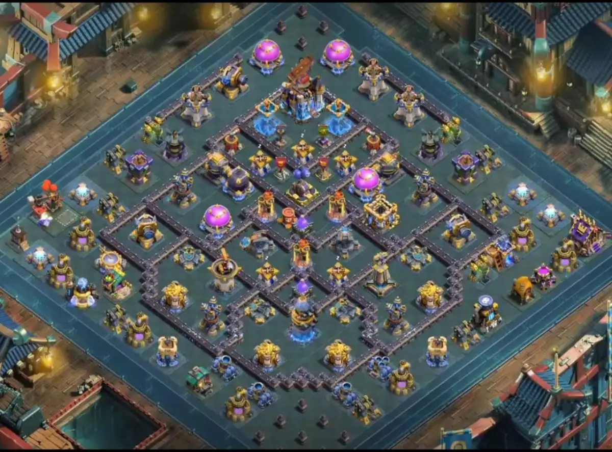 TH18 War COC Base Layout for Legend League Copy Link