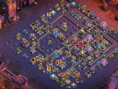 Layout TH18 War coc base layout for Anti 3 Star Legend League
