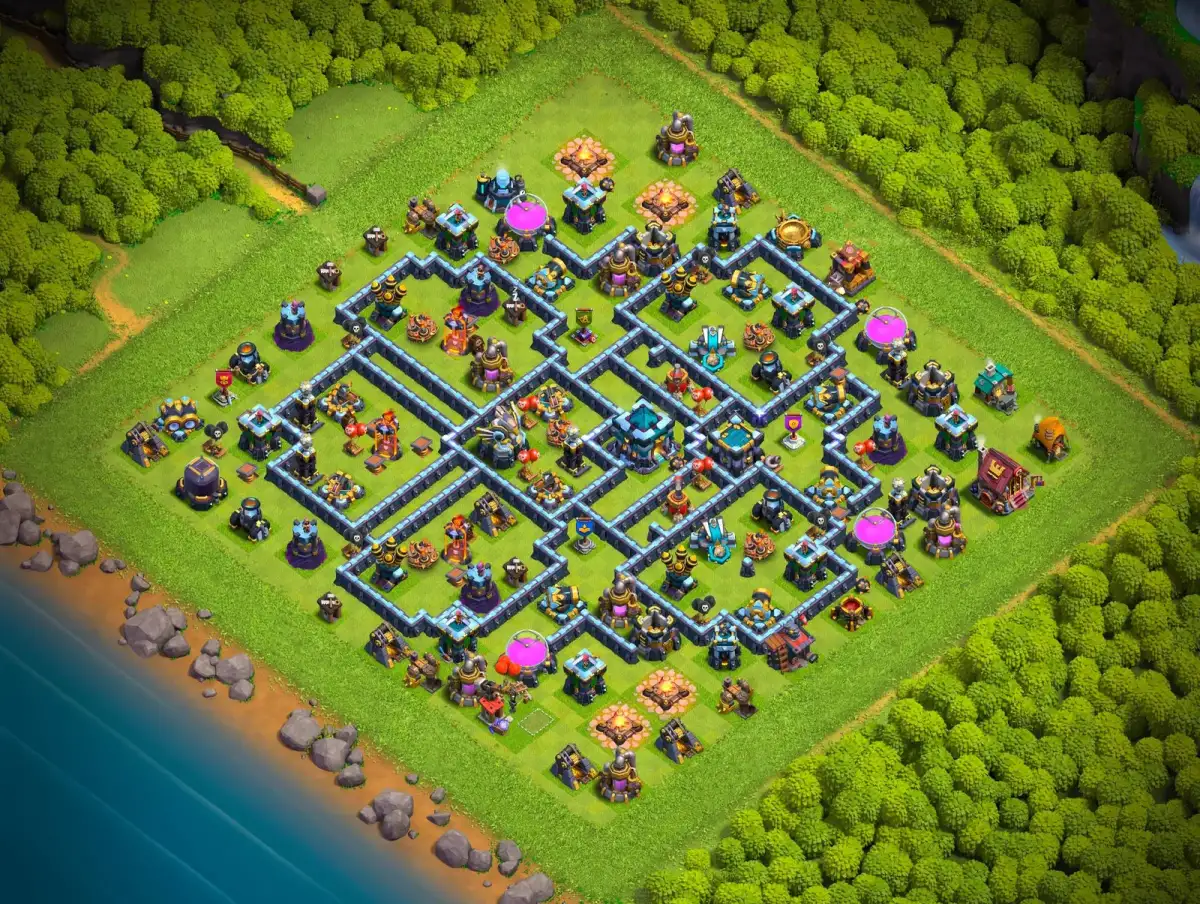 TH13 Farming Base for CoC Legend League Copy Link