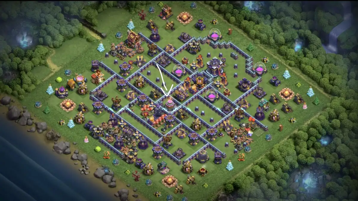 TH15 War Base Anti 3 Star for Clash of Clans