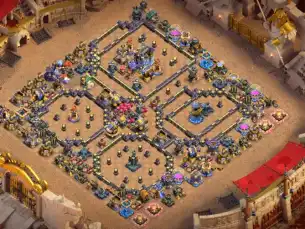 Trusted TH18 War Coc Layout | Anti Air / Electro Dragon Elite Legendary Village