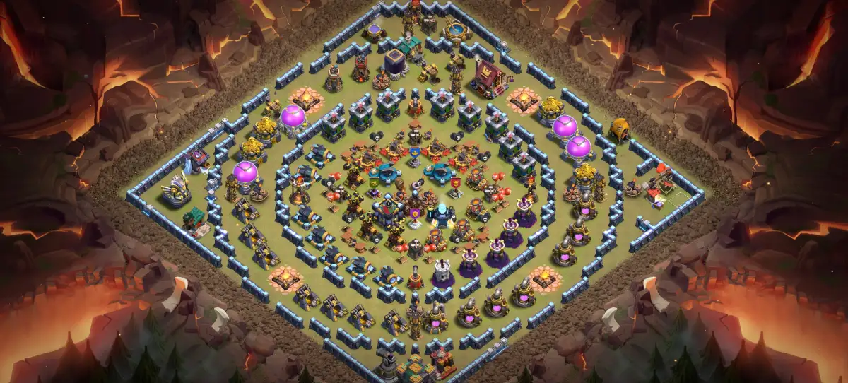 TH14 Farming Base for Clash of Clans with Copy Link